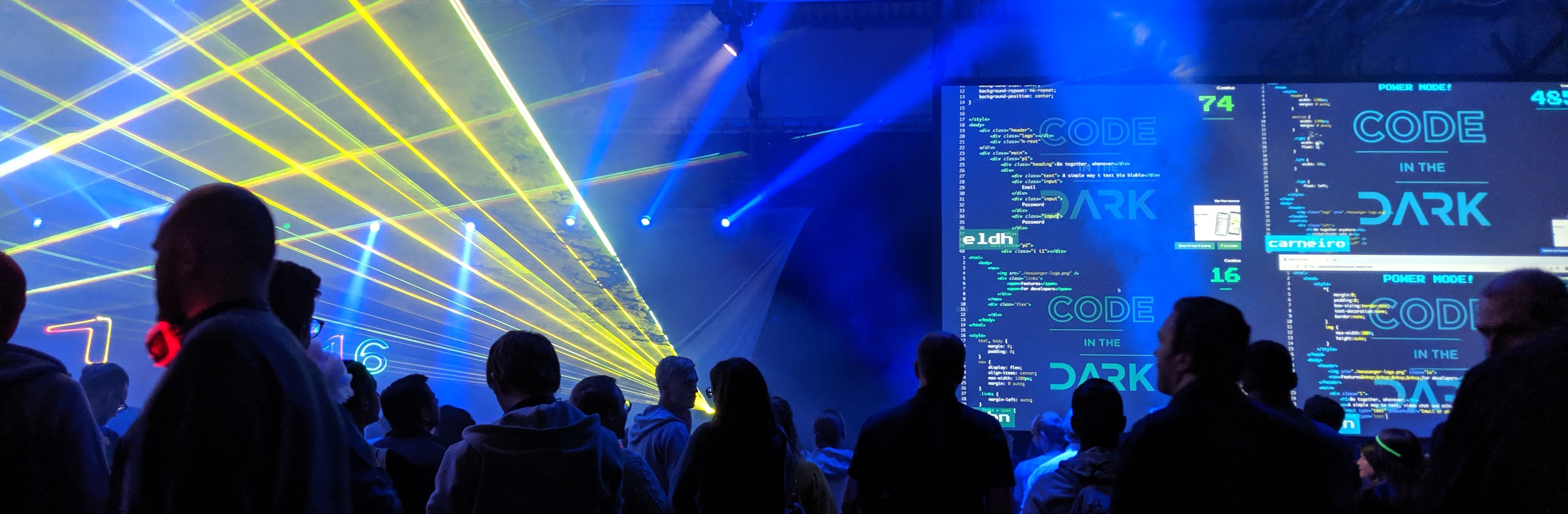 Code in the Dark, a competitive programming event at Nordic.js.